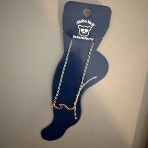 Gold Wave Anklet